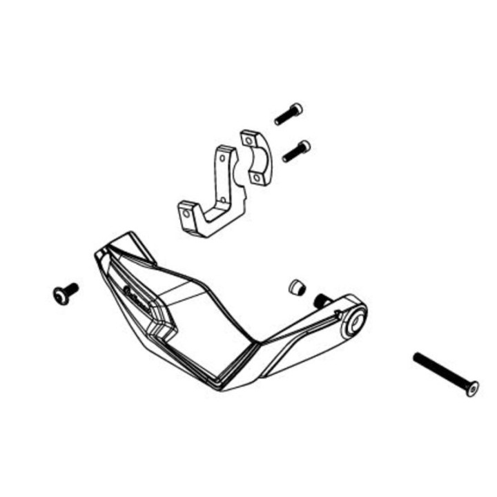Kit de montage protège-mains Polisport s-dual | Oxmoto