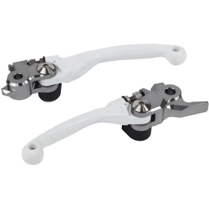 Jeu de leviers Polisport Pivor Incassable blanc - KTM / Husqvarna
