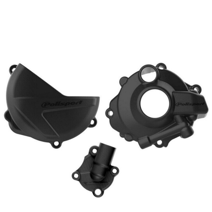Kit protection de carter d'embrayage, d'allumage et de pompe à eau Polisport - Honda CRF 250 R (18-22)