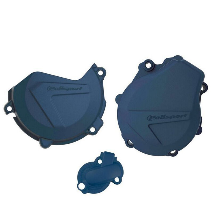 Kit protection de carter d'embrayage, d'allumage et de pompe à eau Polisport - Husqvarna fe 450 / 501 (17-22)