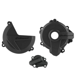 Kit protection de carter d'embrayage, d'allumage et de pompe à eau Polisport - sherco SE 250 / 300 (14-22) 91004