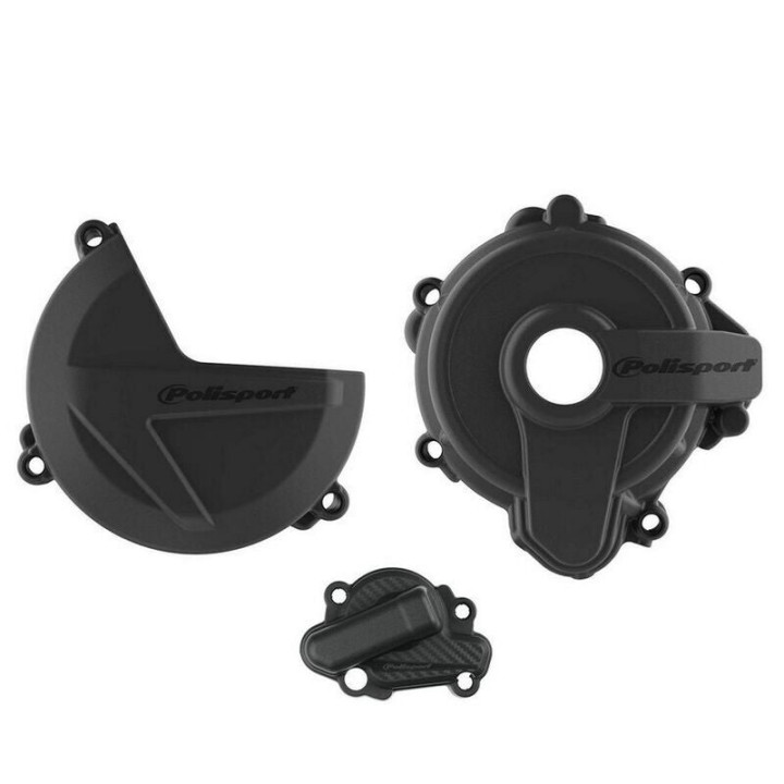 Kit protection de carter d'embrayage, d'allumage et de pompe à eau Polisport - sherco SE 250 / 300 (14-22) 91004