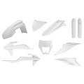 Kit plastique Polisport blanc - KTM EXC/EXC-F | Oxmoto