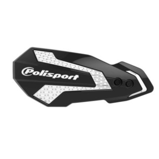 Protège-mains Polisport MX Flow - noir/blanc | Oxmoto