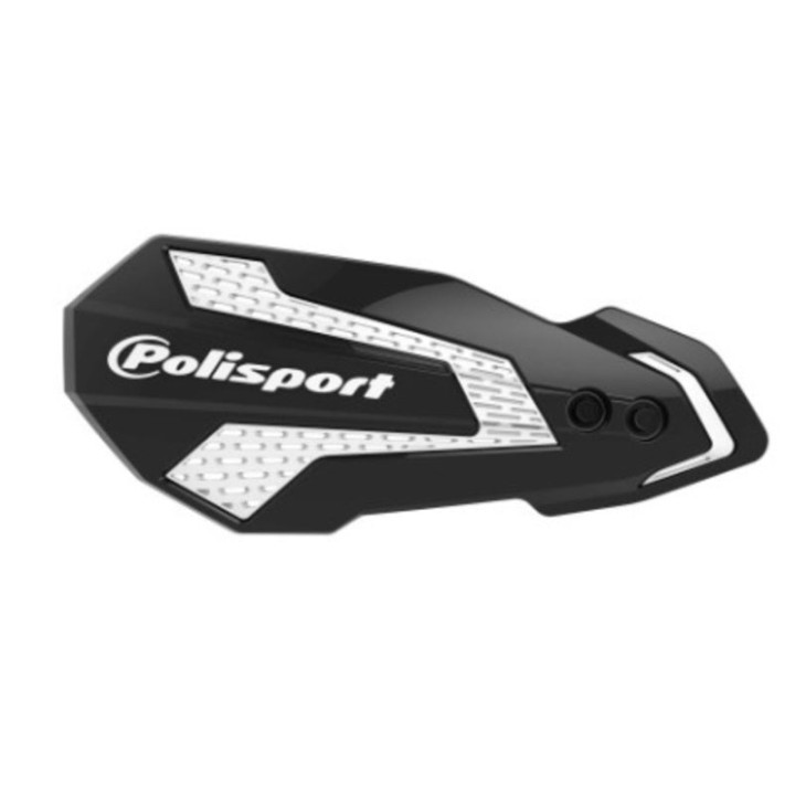 Protège-mains Polisport MX Flow - noir/blanc | Oxmoto