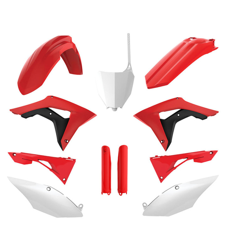 Kit plastique Polisport rouge Honda crf 2017-2021 | Oxmoto