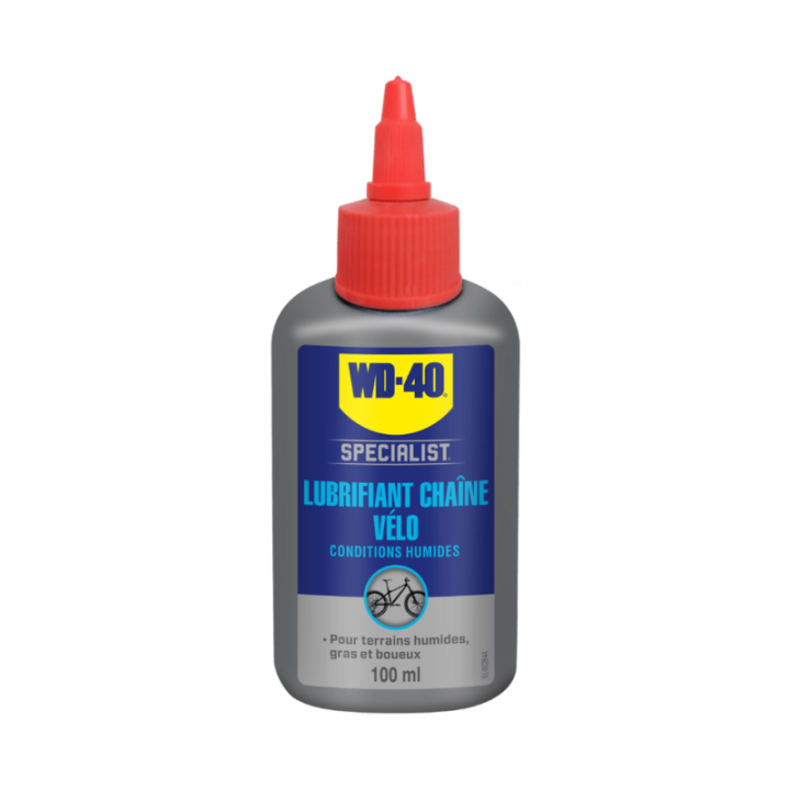 Lubrifiant vélo chaine conditions humides WD 40 Specialist® - 100ml