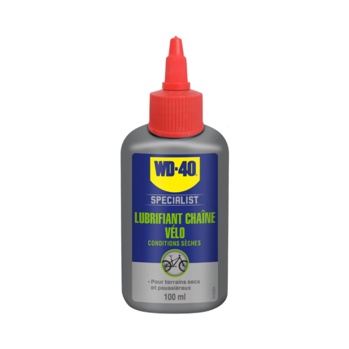 Lubrifiant vélo chaine conditions sèches WD 40 Specialist® - 100ml