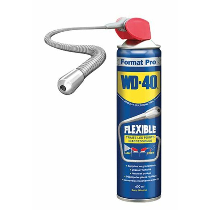Aérosol Wd 40 Flexible Format Pro - spray 600ml | Oxmoto