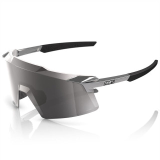 Lunettes de sport 100% aerocraft gris chrome - hiper