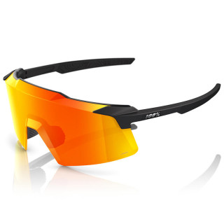 Lunettes de sport 100% aerocraft noir - hiper | Oxmoto