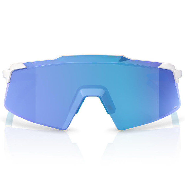 Lunettes de sport 100% aerocraft blanc mat - hiper | Oxmoto