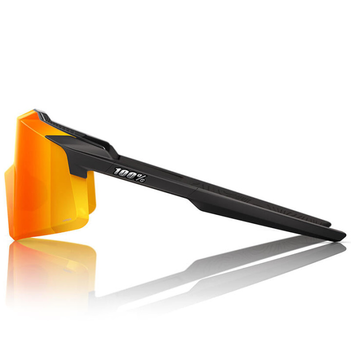 Lunettes de sport 100% aerocraft noir - hiper | Oxmoto