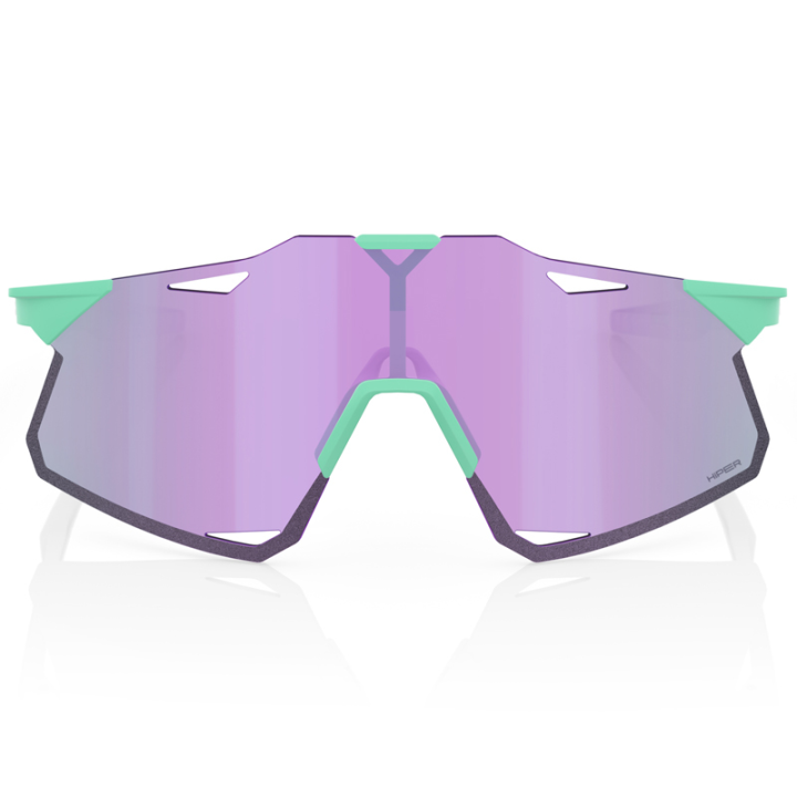 Lunettes de sport 100% hypercraft vert - hiper | Oxmoto