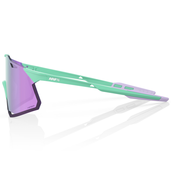 Lunettes de sport 100% hypercraft vert - hiper | Oxmoto