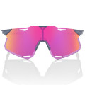 Lunettes de sport 100% hypercraft gris/rose | Oxmoto
