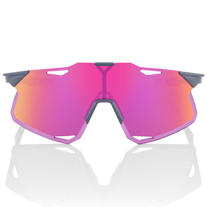Lunettes de sport 100% hypercraft gris/rose | Oxmoto