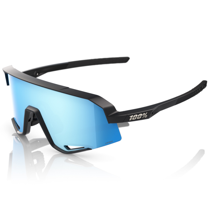Lunettes de sport 100% slendale noir mat - hiper | Oxmoto