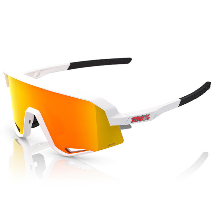 Lunettes de sport 100% slendale blanc mat - hiper | Oxmoto