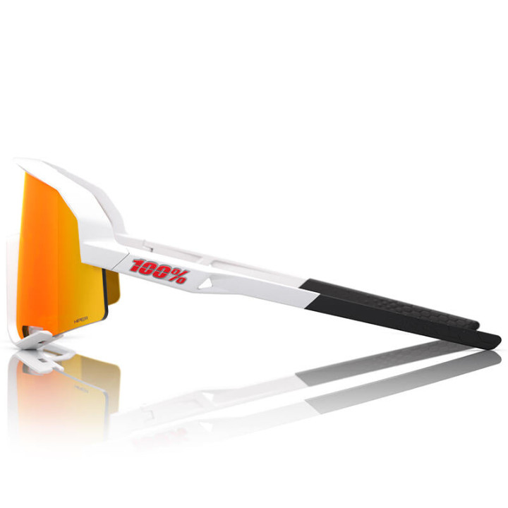 Lunettes de sport 100% slendale blanc mat - hiper | Oxmoto