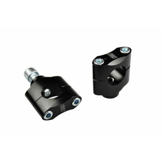 Pontets de guidon Scar Ø22,2mm +35mm té de fourche Scar percé