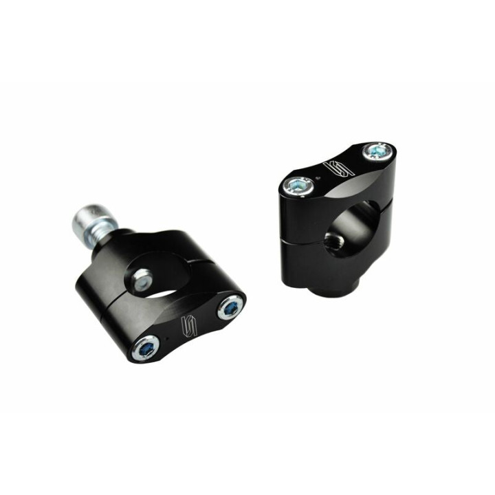 Pontets de guidon Scar Ø22,2mm +35mm té de fourche Scar percé