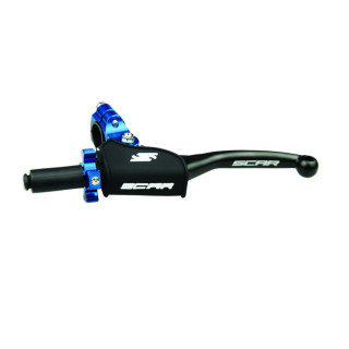 Levier repliable + cocotte universel Scar noir - molette bleu
