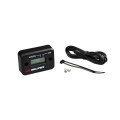 Compteur d'heures Scar filaire avec Velcro noir | Oxmoto
