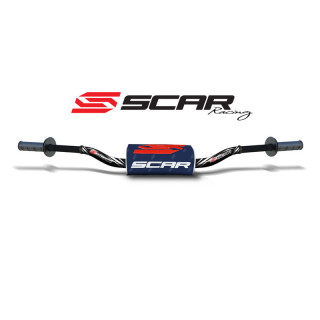 Guidon Scar O² S9182BK-DKBL | Oxmoto