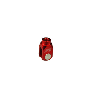 Chape de réglage de frein arrière Scar alu rouge | Oxmoto