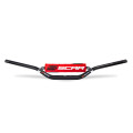 Guidon Scar medium noir-mousse rouge | Oxmoto