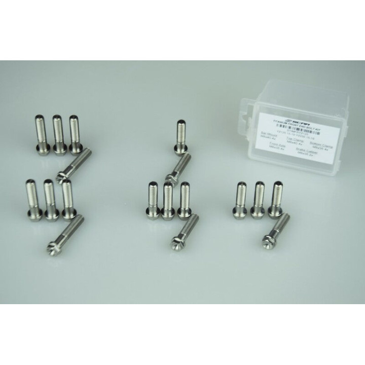Visserie titane Scar 18 pcs kit vis train avant gas gas mc 65 2021-2025