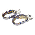 Repose-pieds Scar anti-boue en titane | Oxmoto