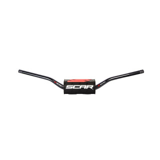 Guidon Scar O² Low Bend S9142BK | Oxmoto