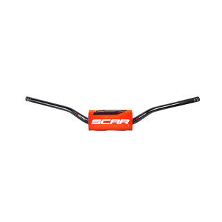 Guidon Scar O² Low Bend S9142OR | Oxmoto