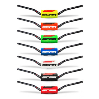 Guidon Scar O² Low Bend S9142DKBL | Oxmoto