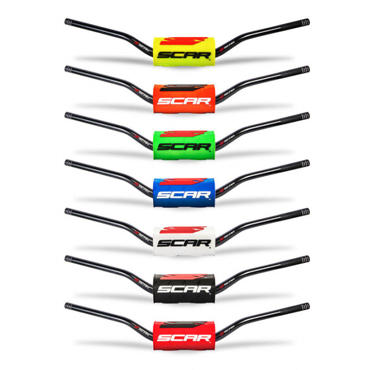 Guidon Scar O² Low Bend S9142DKBL | Oxmoto