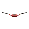 Guidon Scar o² low graphic colour rouge | Oxmoto