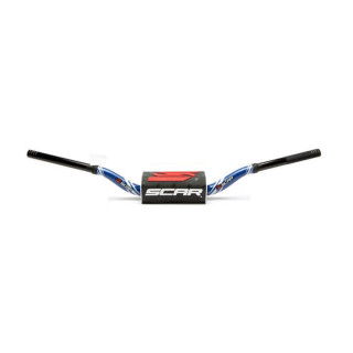 Guidon Scar O² High - Graphic Colour bleu | Oxmoto