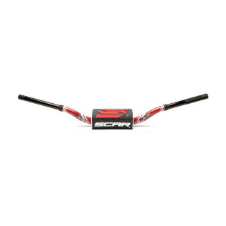 Guidon Scar O² High - Graphic Colour rouge | Oxmoto