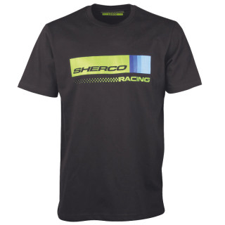 T-shirt sherco fade noir/jaune | Oxmoto