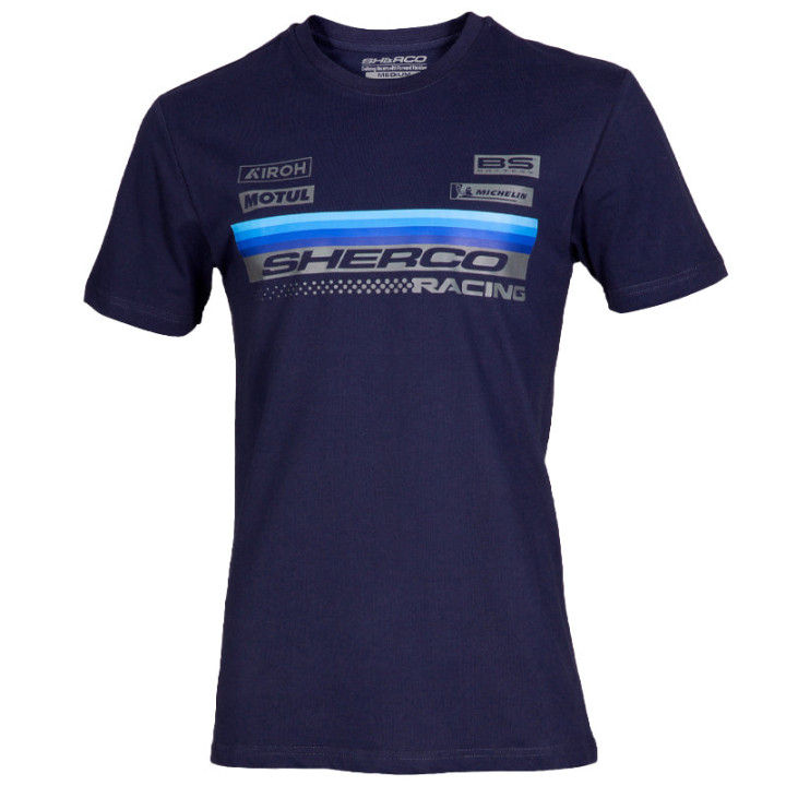 T-shirt sherco team navy | Oxmoto