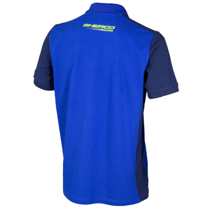 Polo sherco paddock bleu | Oxmoto