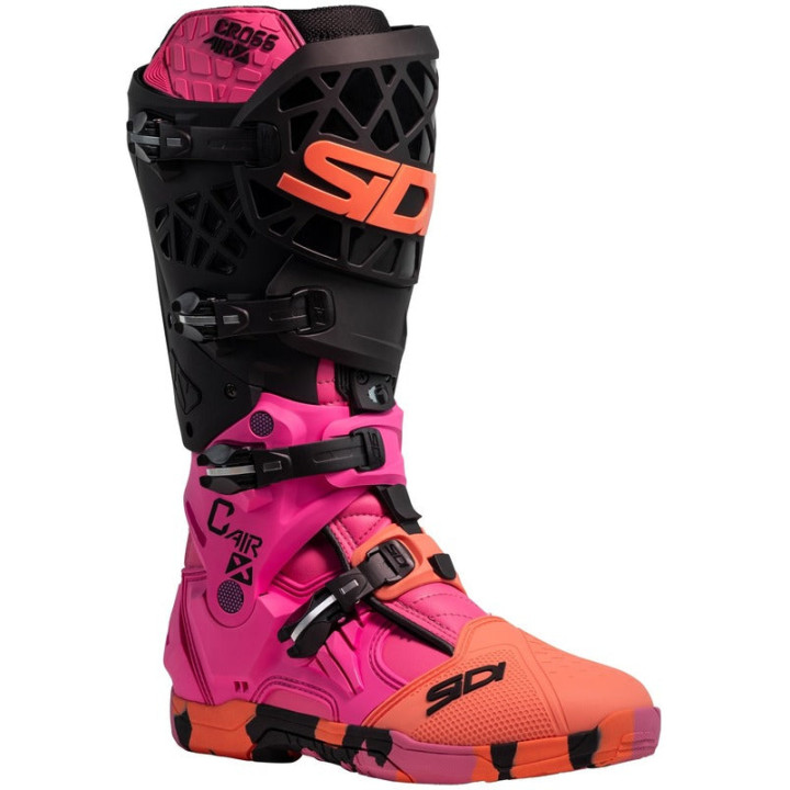 Bottes Sidi Crossair X - Messy / Coral | Oxmoto