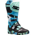 Bottes Sidi Crossair X - Messy / Cyan | Oxmoto
