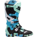Bottes Sidi Crossair X - Messy / Cyan | Oxmoto