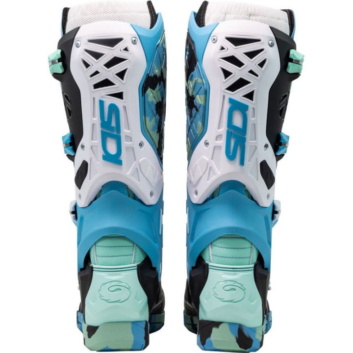 Bottes Sidi Crossair X - Messy / Cyan | Oxmoto
