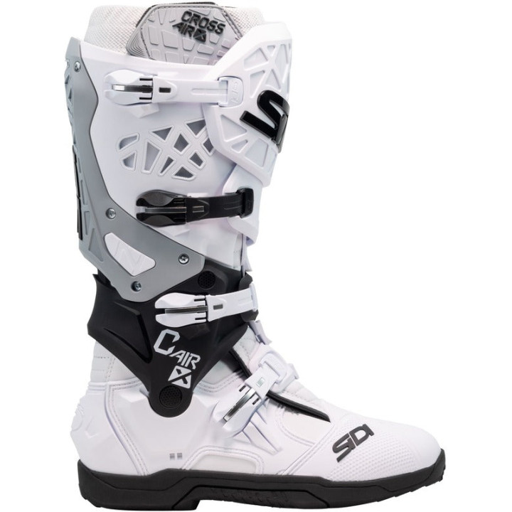 Bottes Sidi Crossair X - blanc / noir | Oxmoto
