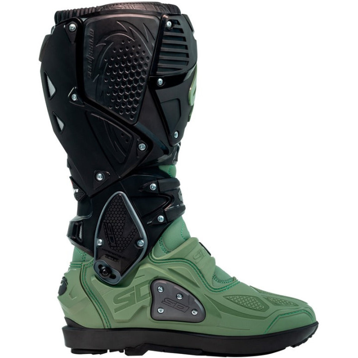 Bottes Sidi Crossfire 3 SRS - Army / noir | Oxmoto