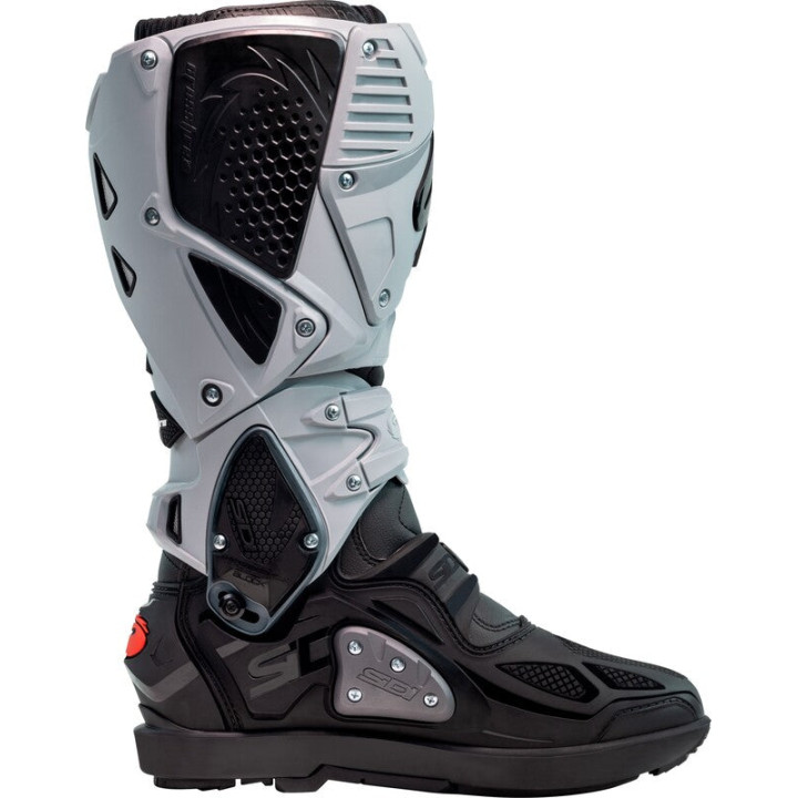 Bottes Sidi Crossfire 3 SRS - noir / Cendre | Oxmoto